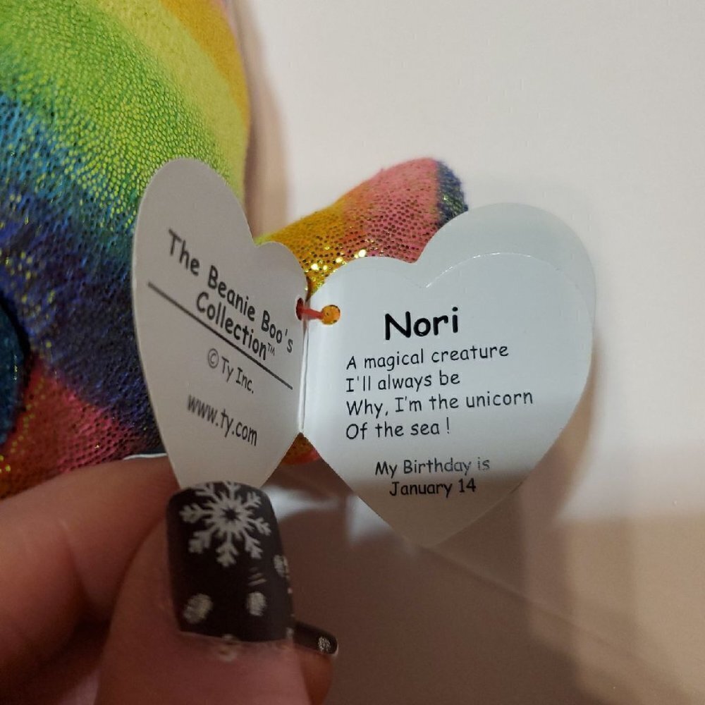 Ty Beanie Boo Nori & Mini Nori - Picture 6 of 12
